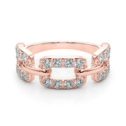 14K Rose Gold 3/4 ct tw New Style Diamond Ring