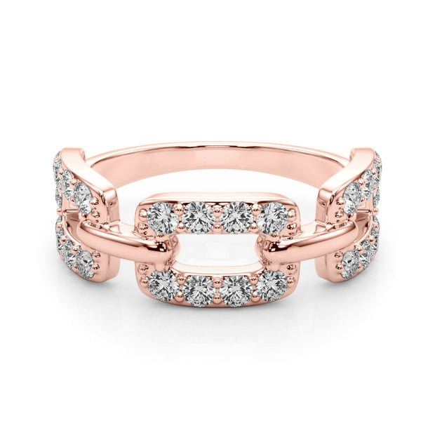14K Rose Gold 3/4 ct tw New Style Diamond Ring