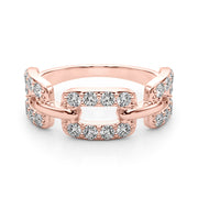 14K Rose Gold 3/4 ct tw New Style Diamond Ring