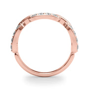 18K Rose Gold 3/4 ct tw New Style Diamond Ring