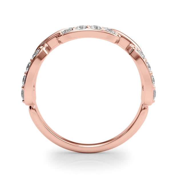 18K Rose Gold 3/4 ct tw New Style Diamond Ring