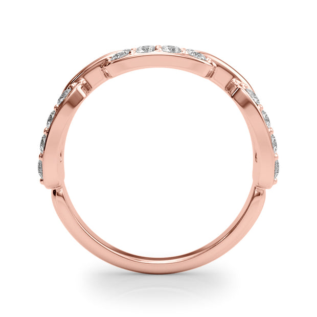 18K Rose Gold 3/4 ct tw New Style Diamond Ring