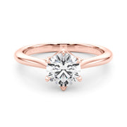 14K Rose Gold 1 ct tw Solitaire Diamond Engagement Ring