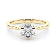 14K Yellow Gold 1 ct tw Solitaire Diamond Engagement Ring