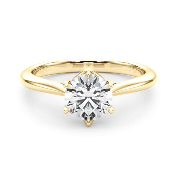 14K Yellow Gold 1 ct tw Solitaire Diamond Engagement Ring