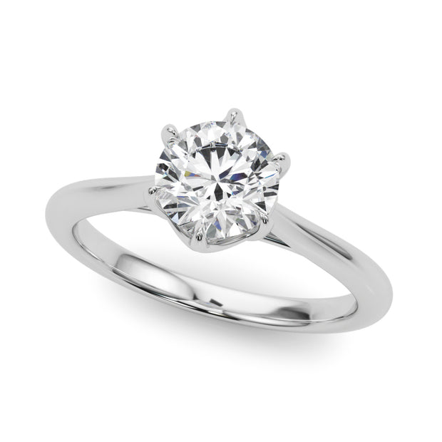 1.0 CT Round Diamond Solitaire Ring | Engagement