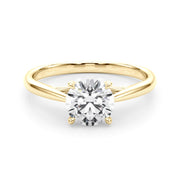18K Yellow Gold 1 ct tw Solitaire Diamond Engagement Ring