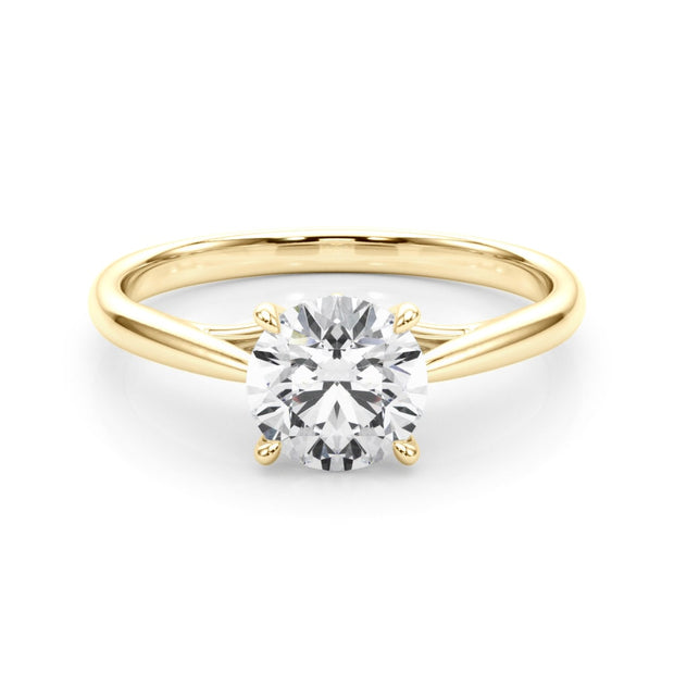 18K Yellow Gold 1 ct tw Solitaire Diamond Engagement Ring