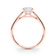 14K Rose Gold 1 ct tw Solitaire Diamond Engagement Ring
