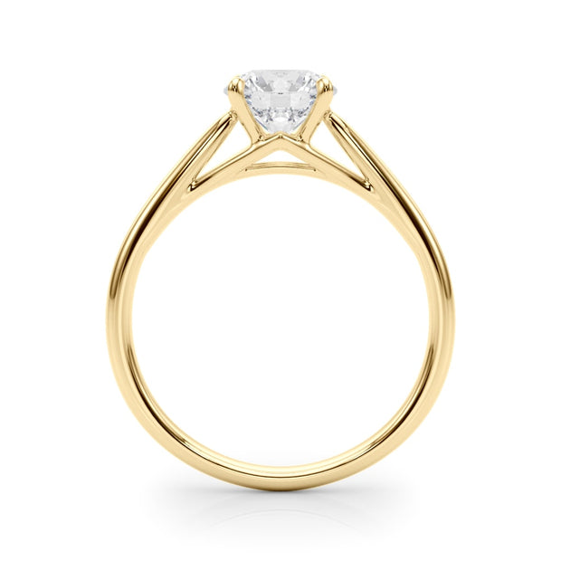 18K Yellow Gold 1 ct tw Solitaire Diamond Engagement Ring