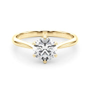 18K Yellow Gold 1 ct tw Solitaire Diamond Engagement Ring
