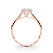 14K Rose Gold 1 ct tw Solitaire Diamond Engagement Ring