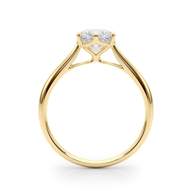 18K Yellow Gold 1 ct tw Solitaire Diamond Engagement Ring