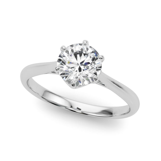 Platinum 1 ct tw Solitaire Diamond Engagement Ring