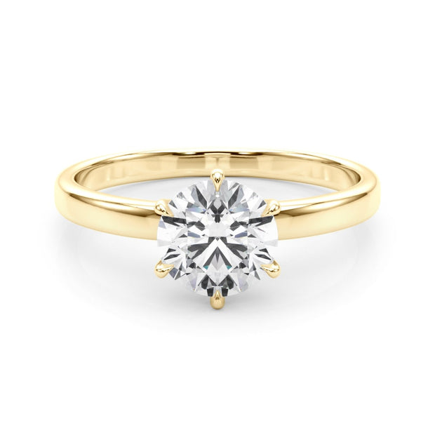 14K Yellow Gold 1 ct tw Solitaire Diamond Engagement Ring