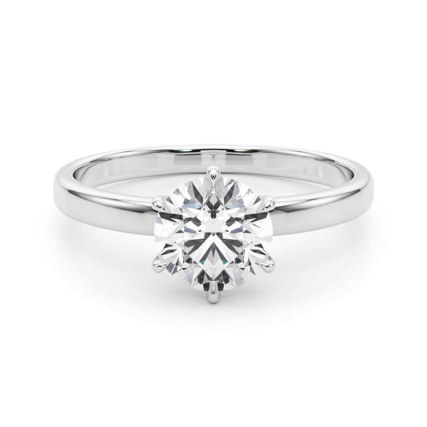 Solitaire Diamond Engagement Ring