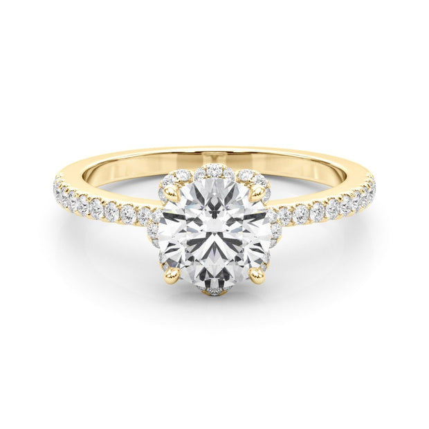 14K Yellow Gold 2 3/4 ct tw New Style Diamond Engagement Ring