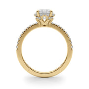 18K Yellow Gold 2 3/4 ct tw New Style Diamond Engagement Ring