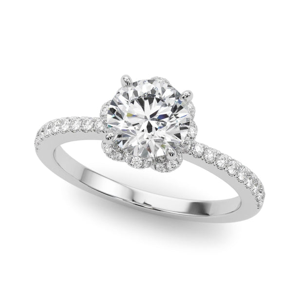 Platinum 2 3/4 ct tw New Style Diamond Engagement Ring