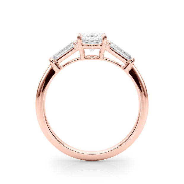 18K Rose Gold 1/2 ct tw Fancy Shape Diamond Engagement Ring