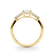 18K Yellow Gold 1/2 ct tw Fancy Shape Diamond Engagement Ring