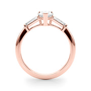 14K Rose Gold 1/2 ct tw Fancy Shape Diamond Engagement Ring
