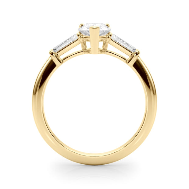 18K Yellow Gold 1/2 ct tw Fancy Shape Diamond Engagement Ring