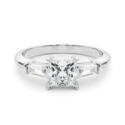 Three Stone Diamond Engagement Ring