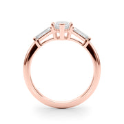 18K Rose Gold 1/2 ct tw Fancy Shape Diamond Engagement Ring