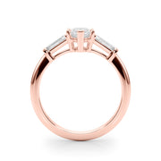 14K Rose Gold 1/2 ct tw Fancy Shape Diamond Engagement Ring
