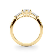 14K Yellow Gold 1/2 ct tw Fancy Shape Diamond Engagement Ring