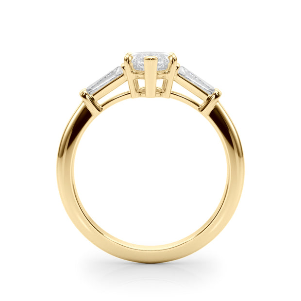 14K Yellow Gold 1/2 ct tw Fancy Shape Diamond Engagement Ring