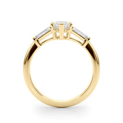 14K Yellow Gold 1/2 ct tw Fancy Shape Diamond Engagement Ring