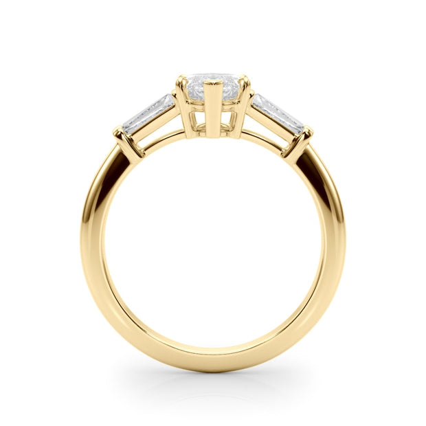 14K Yellow Gold 1/2 ct tw Fancy Shape Diamond Engagement Ring