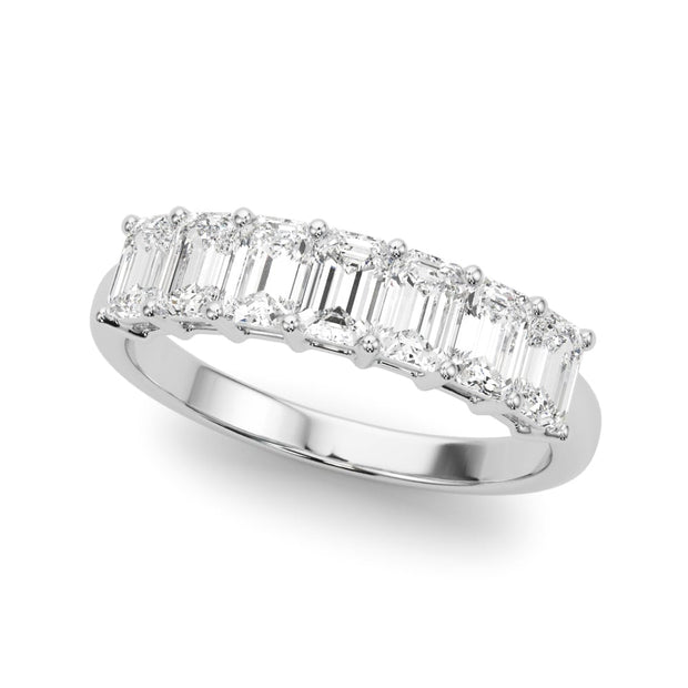 18K White Gold 1 ct tw Fancy Shape Diamond Wedding Ring