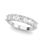 14K White Gold 1 1/3 ct tw Fancy Shape Diamond Wedding Ring