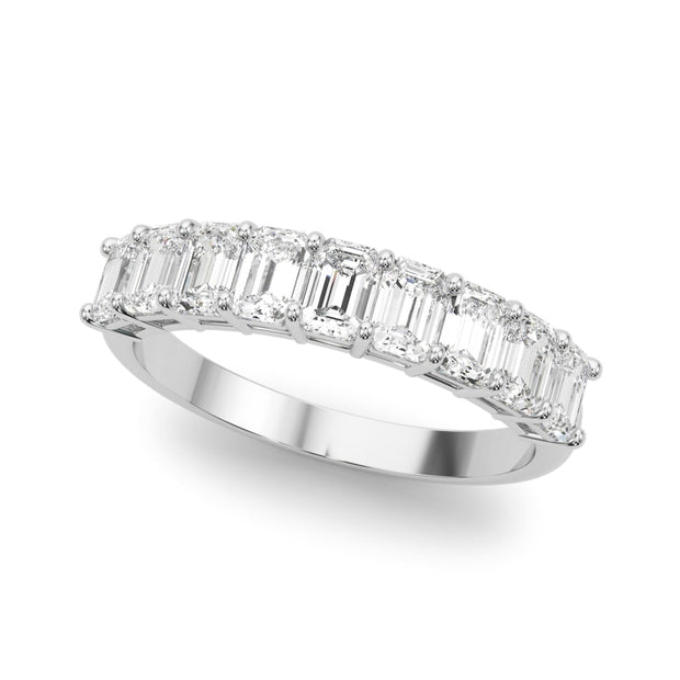 14K White Gold 1 1/3 ct tw Fancy Shape Diamond Wedding Ring