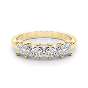 18K Yellow Gold 7/8 ct tw Fancy Shape Diamond Wedding Ring