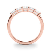 18K Rose Gold 7/8 ct tw Fancy Shape Diamond Wedding Ring
