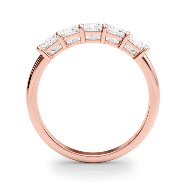 18K Rose Gold 7/8 ct tw Fancy Shape Diamond Wedding Ring