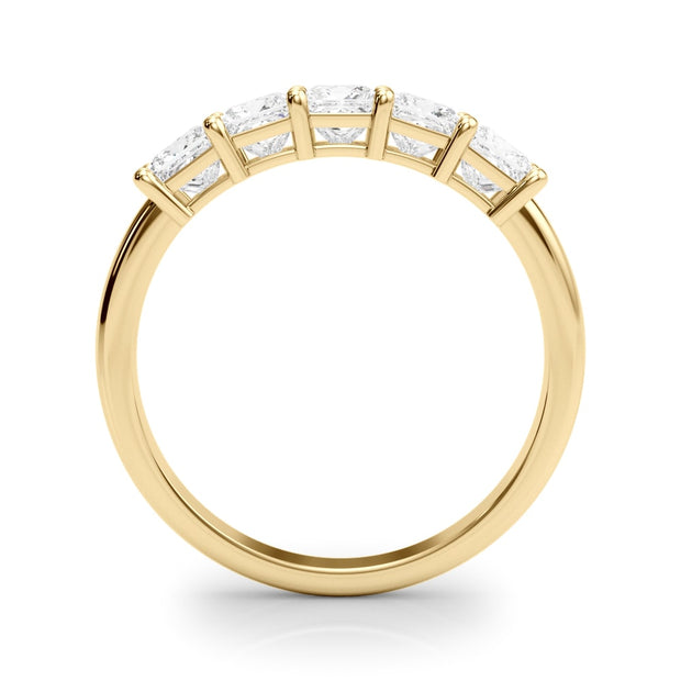 18K Yellow Gold 7/8 ct tw Fancy Shape Diamond Wedding Ring