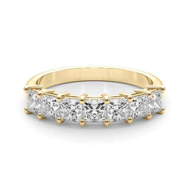 14K Yellow Gold 7/8 ct tw Fancy Shape Diamond Wedding Ring
