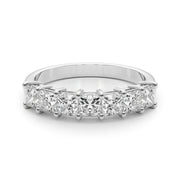 Princess Diamond Multi-Stone Wedding Band