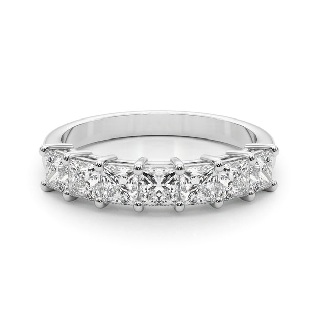 Princess Diamond Multi-Stone Wedding Band