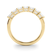 14K Yellow Gold Square Diamond Wedding Ring