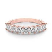 18K Rose Gold 7/8 ct tw Fancy Shape Diamond Wedding Ring