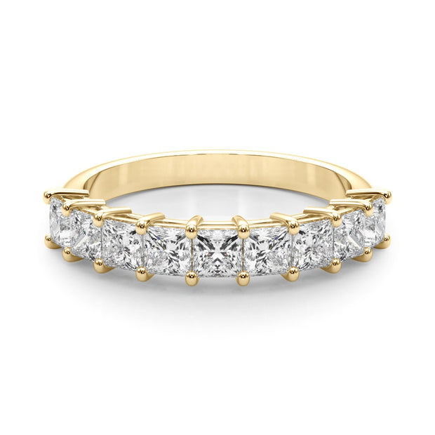 14K Yellow Gold 7/8 ct tw Fancy Shape Diamond Wedding Ring