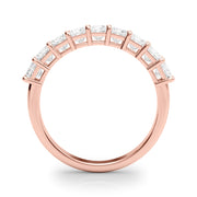 18K Rose Gold 7/8 ct tw Fancy Shape Diamond Wedding Ring