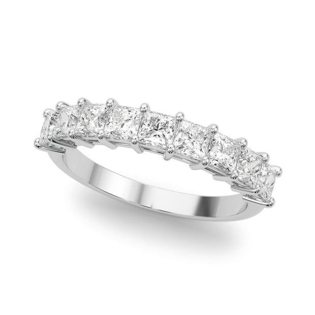 18K White Gold 7/8 ct tw Fancy Shape Diamond Wedding Ring