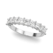 Princess Diamond Multi-Stone Wedding Band